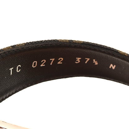 Louis Vuitton Monogram Sunny Flat Thong Sandals 37.5 Brown 6 of 8