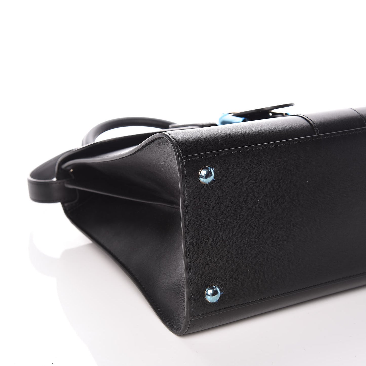 Box Calfskin MM Brillant Satchel Black