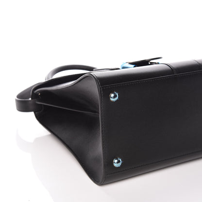 Delvaux Box Calfskin MM Brillant Satchel Black 9 of 10