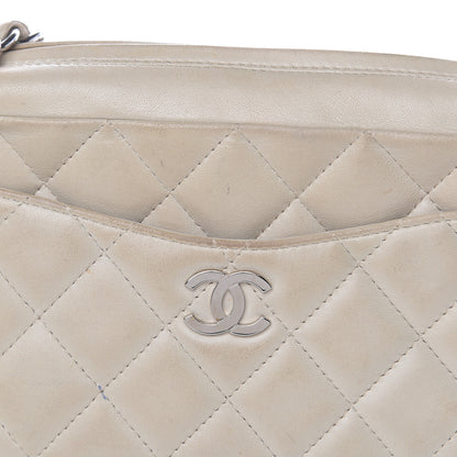 Chanel Lambskin Quilted Timeless Camera Case White 16 of 19