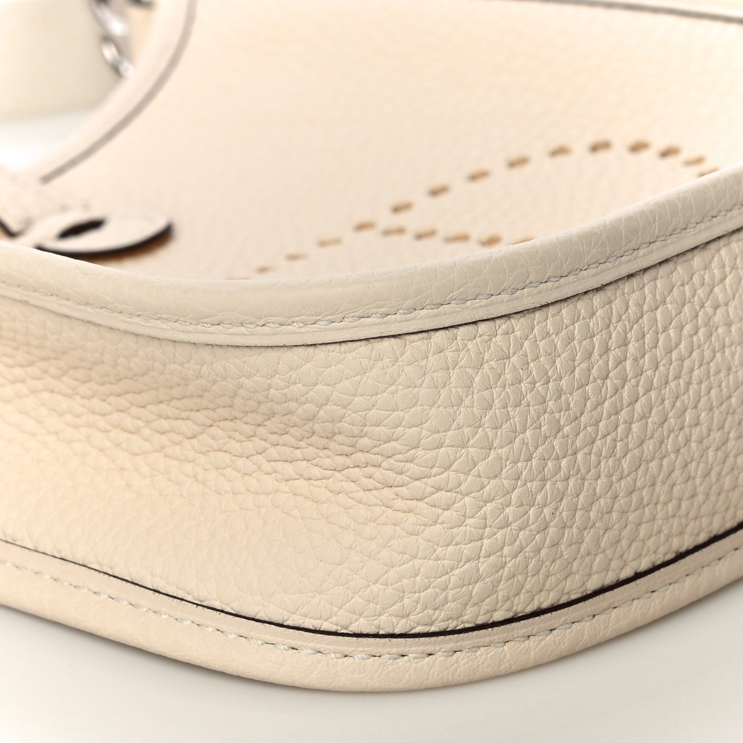 Hermes Taurillon Clemence Amazone Evelyne TPM Nata Craie 8 of 10