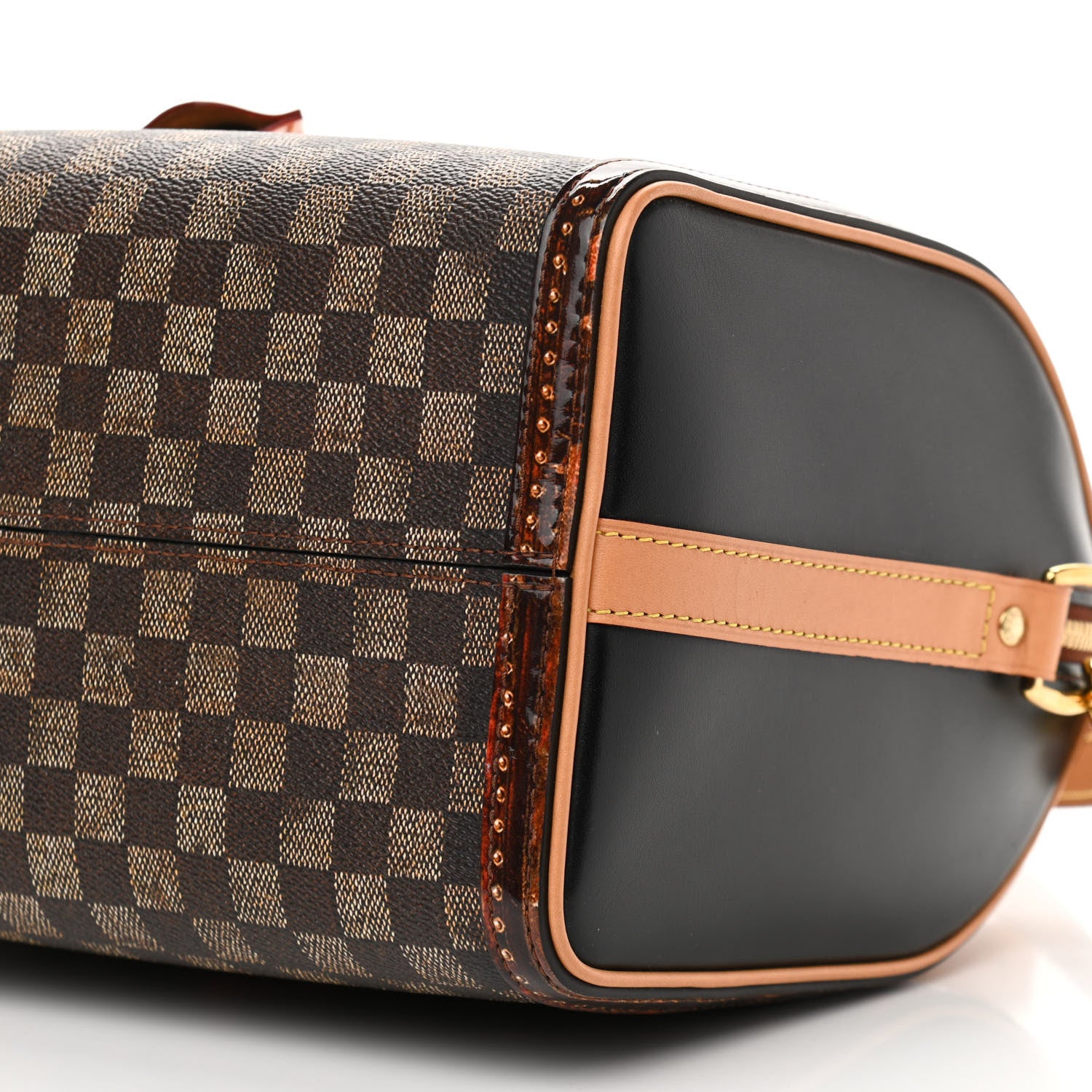 Louis Vuitton Transformed Damier Ebene Time Trunk Speedy Bandouliere 25 Black 9 of 9