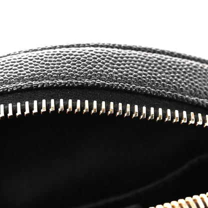 Saint Laurent Grain De Poudre Matelasse Chevron Quilted Round Vinyle Camera Bag Black 11 of 11