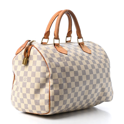Louis Vuitton Damier Azur Speedy 30 2 of 5