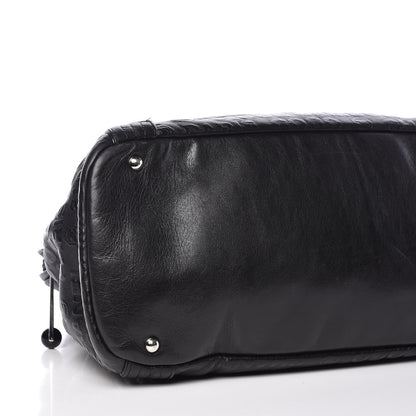 Chanel Calfskin Embossed Unlimited Large Tote Black 11 of 13