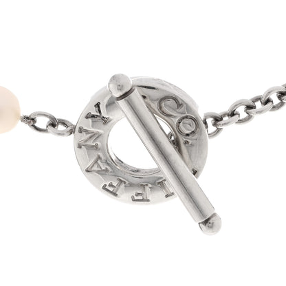 Tiffany Sterling Silver Pearl Strand Toggle Necklace 4 of 4