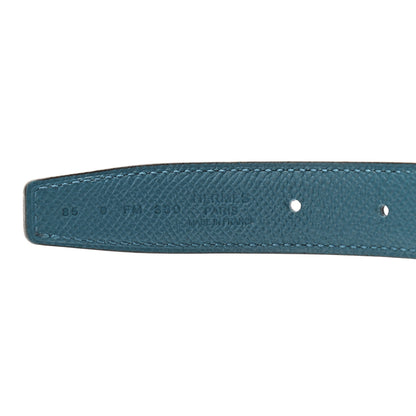 Hermes Swift Epsom 24mm Constance H Belt 85 Bleu Saphir Colvert 3 of 6
