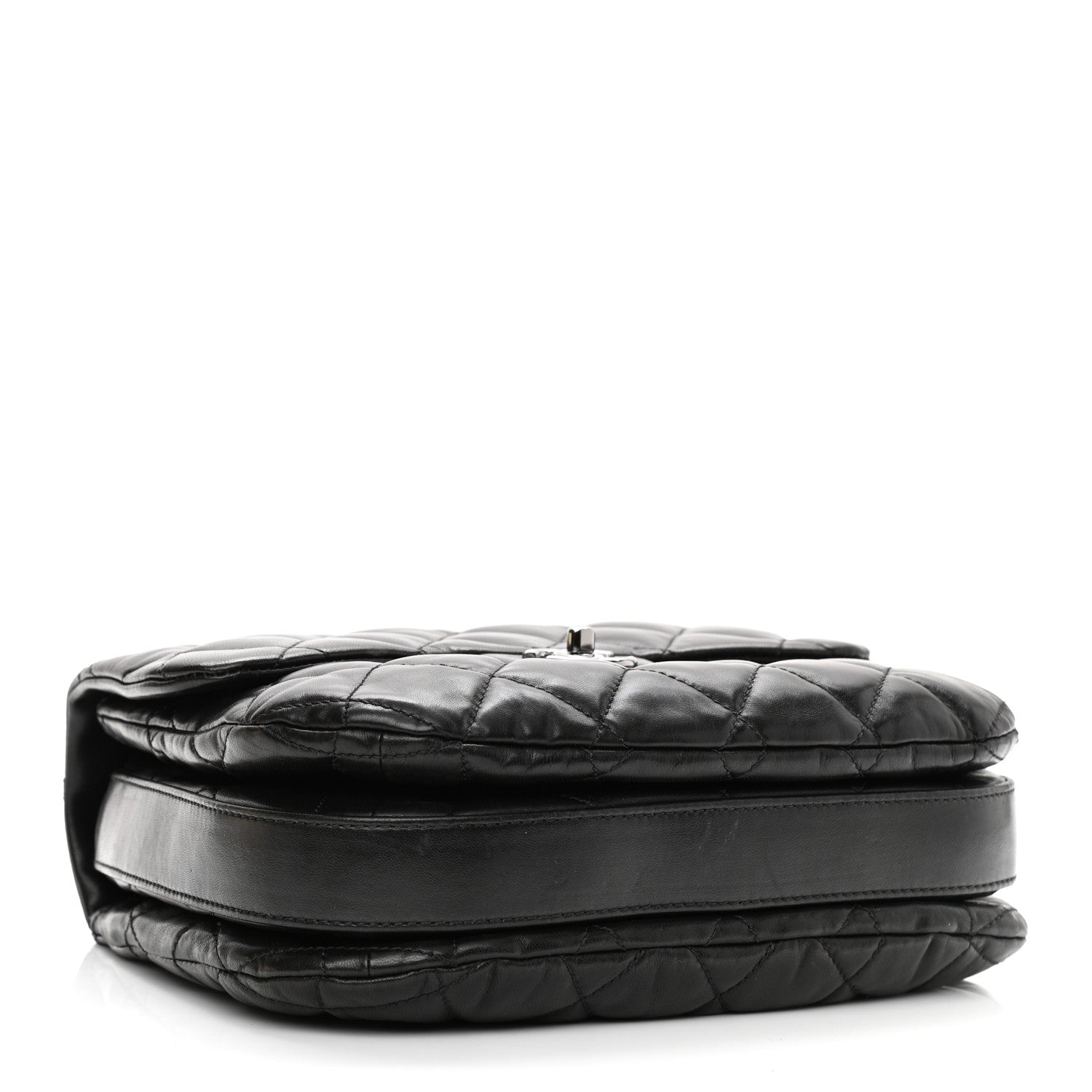 Chanel Lambskin Quilted Chanel 3 Large Flap Black 3 of 10