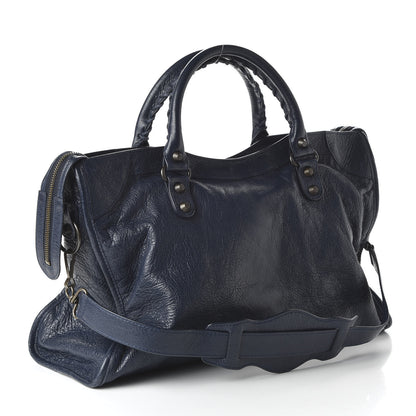 Balenciaga Agneau Classic Hardware City Bleu Obscur 4 of 11