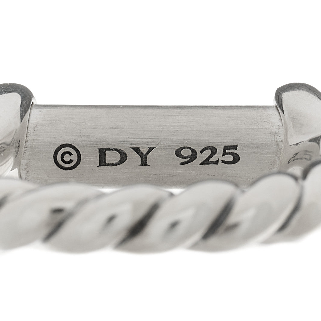 Sterling Silver 7mm Maritime Shackle Ring 62 10