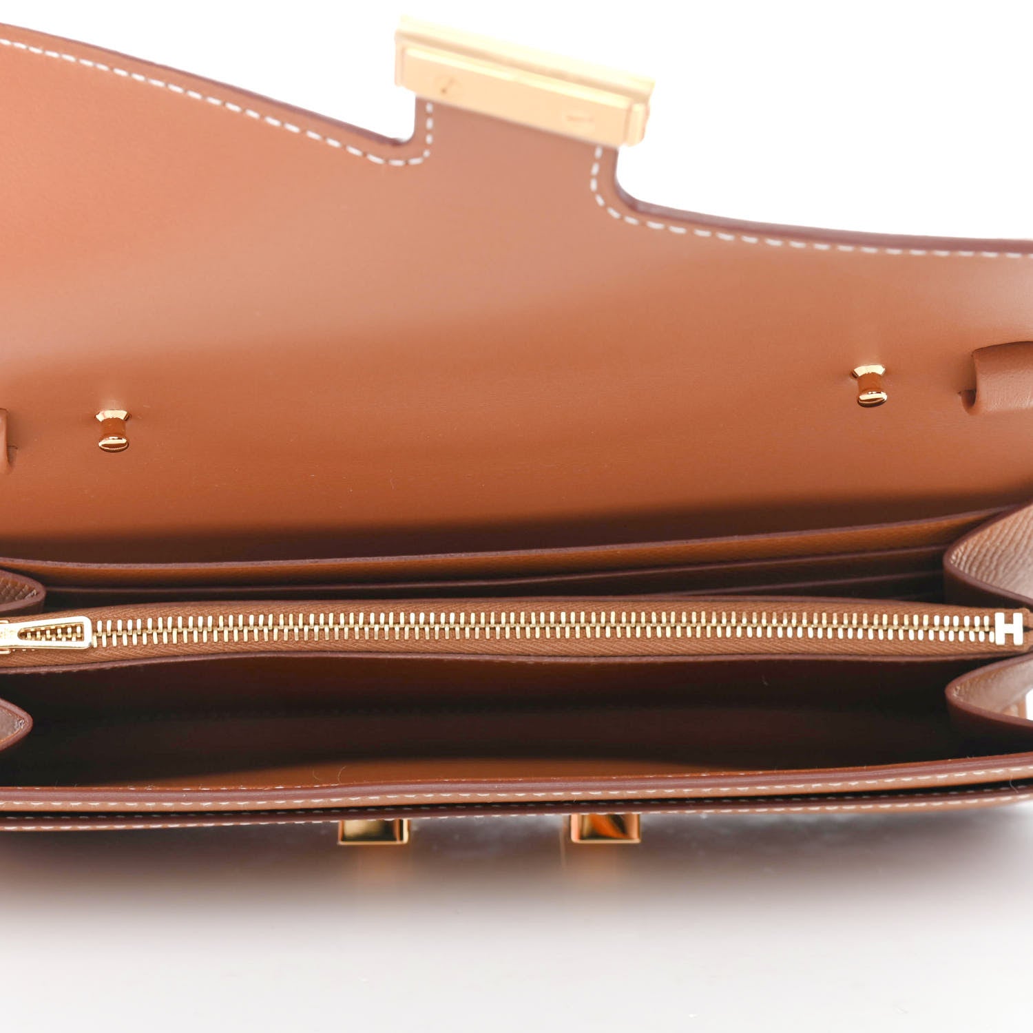 Hermes Epsom Constance Long Wallet To Go Gold 4 of 4