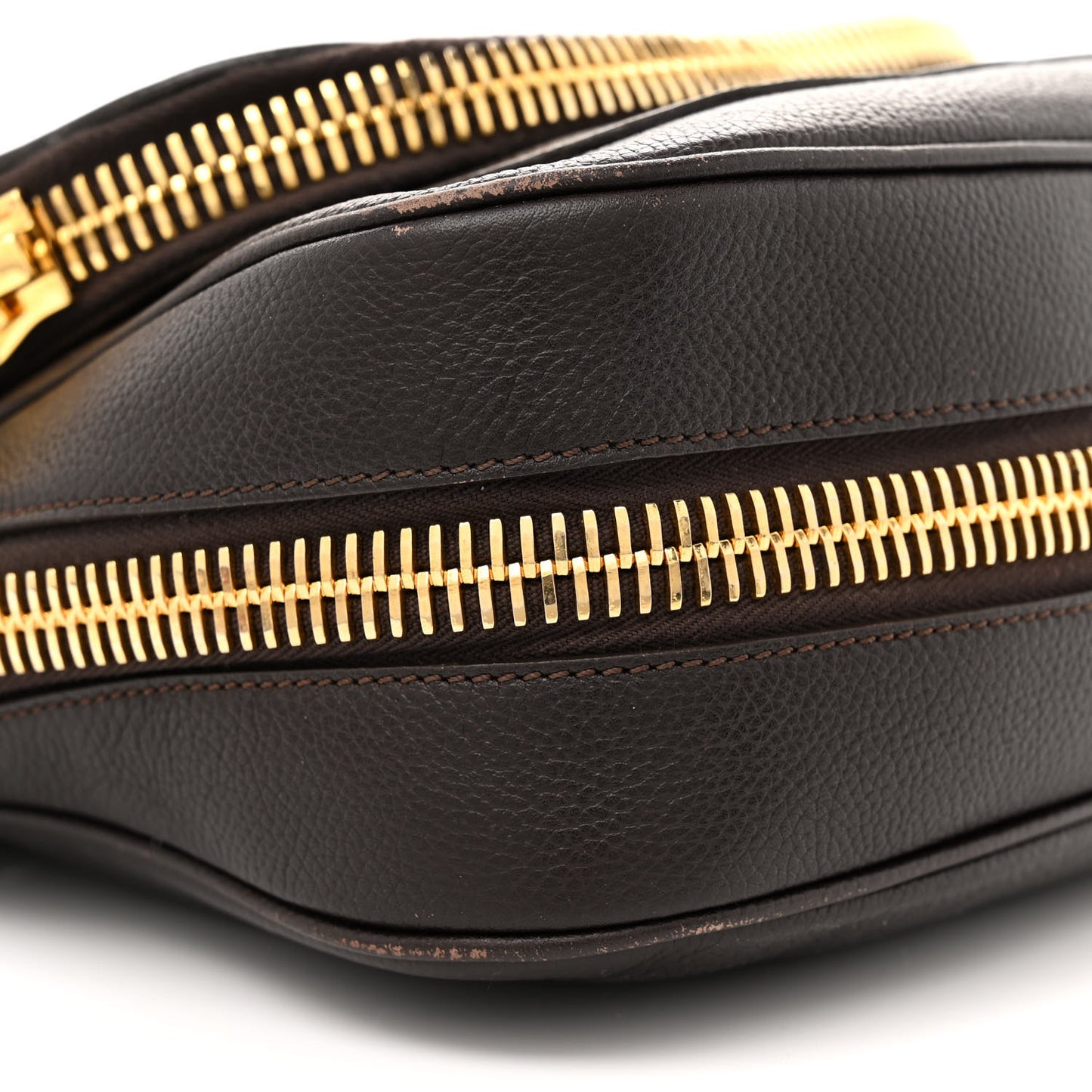 Pebbled Calfskin Medium Jennifer Dark Brown