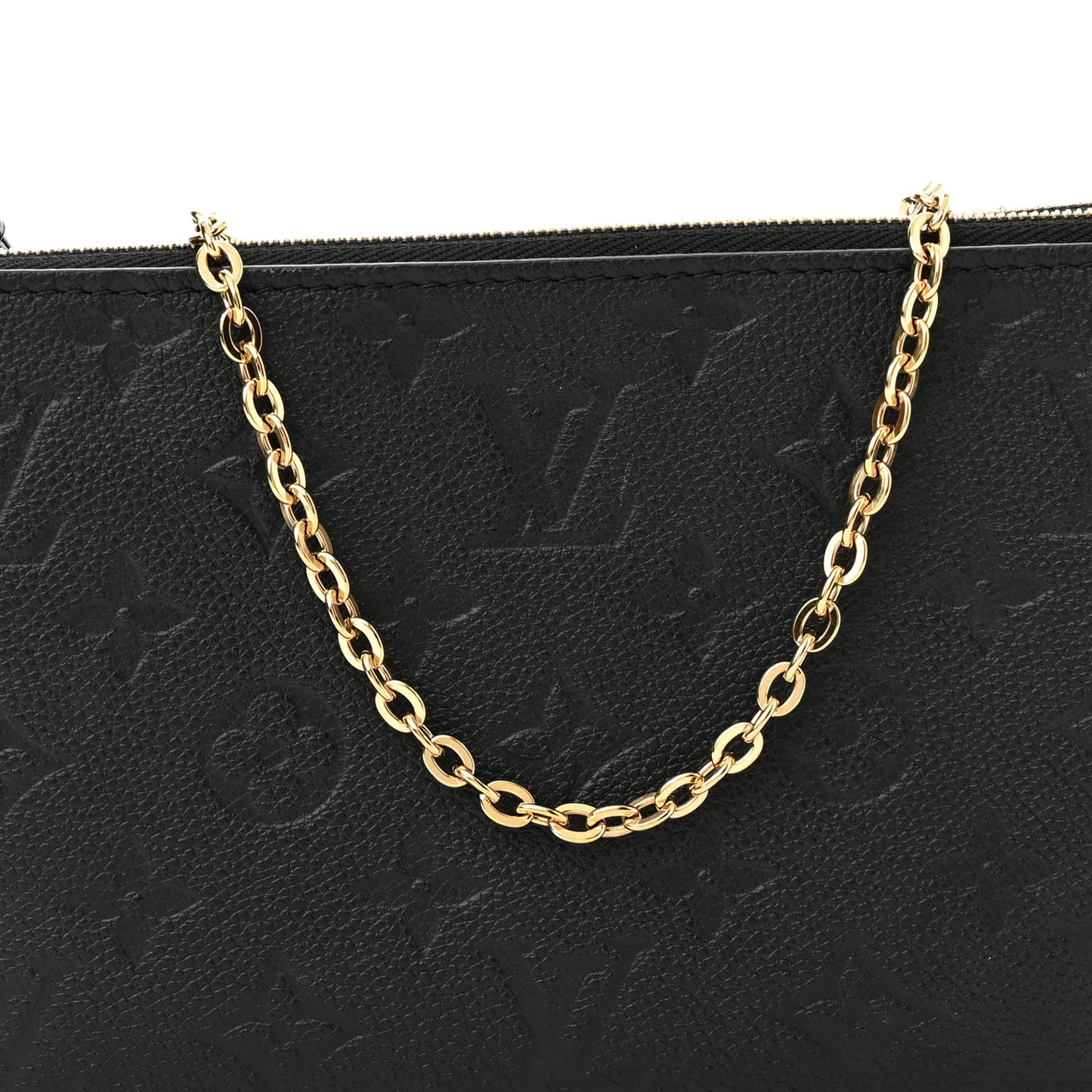 Empreinte Double Zip Pochette Black