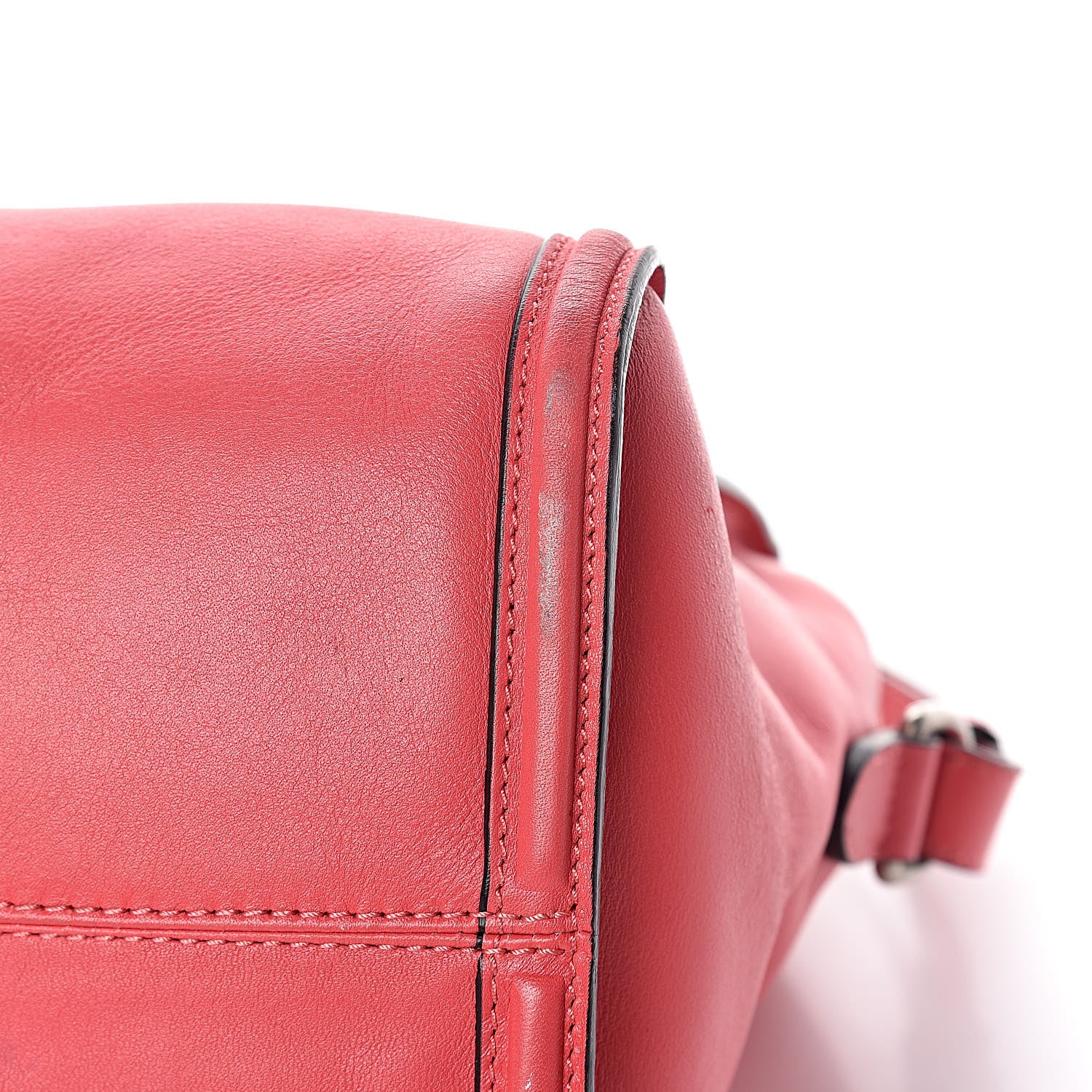 Alexander McQueen Calfskin Small Skull Padlock Zip Around Tote Pink 21 of 28