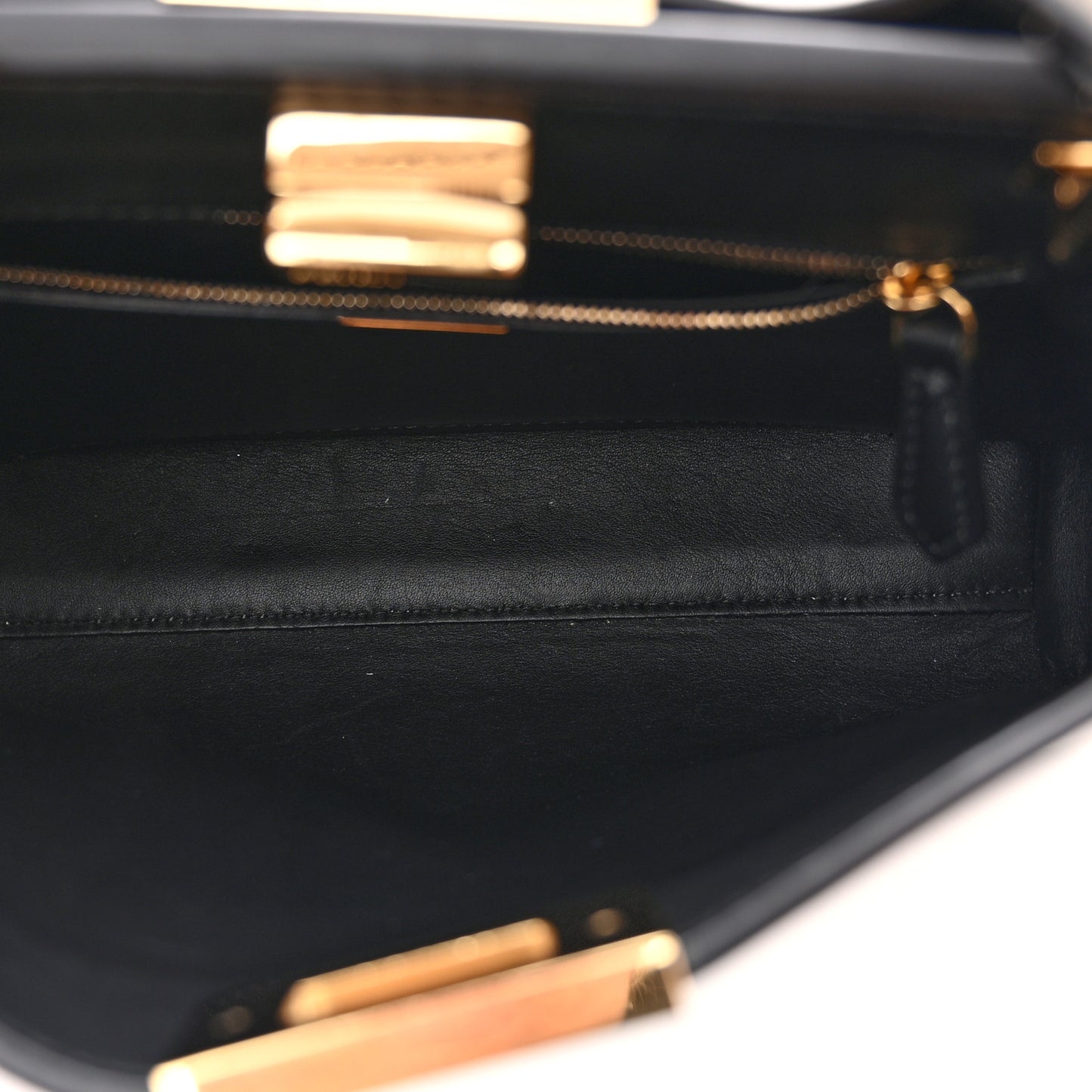 Vitello Tahiti Burro Medium Peekaboo Iconic Essentially Satchel Tortora Black
