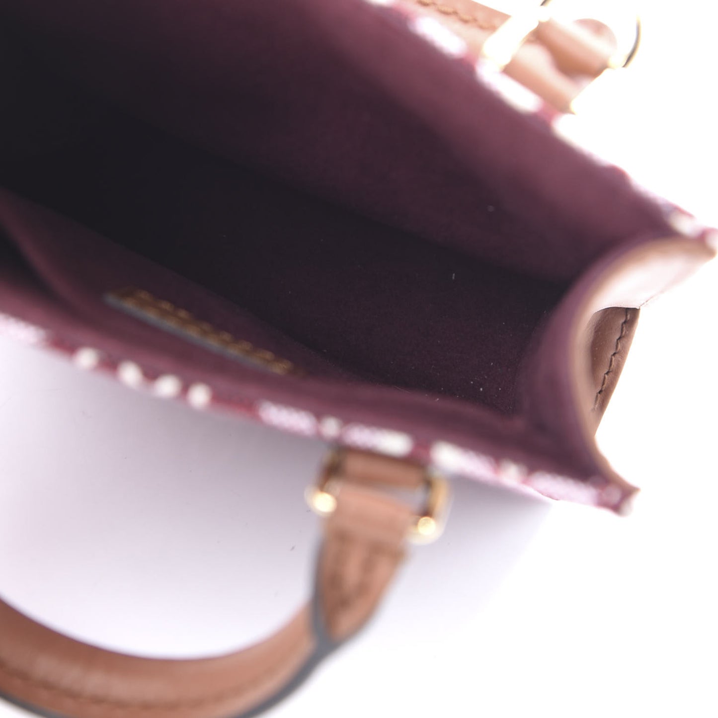 Jacquard Since 1854 Petit Sac Plat Bordeaux