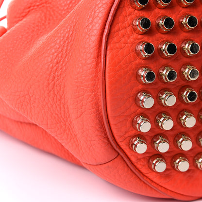 Alexander Wang Pebbled Lambskin Small Diego Bucket Red Gold Hardware 8 of 9