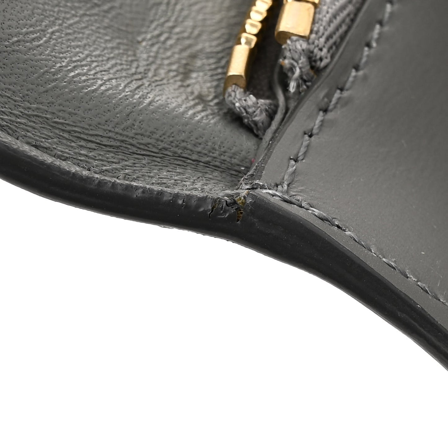 Box Calfskin Medium Classic Box Flap Bag Zinc