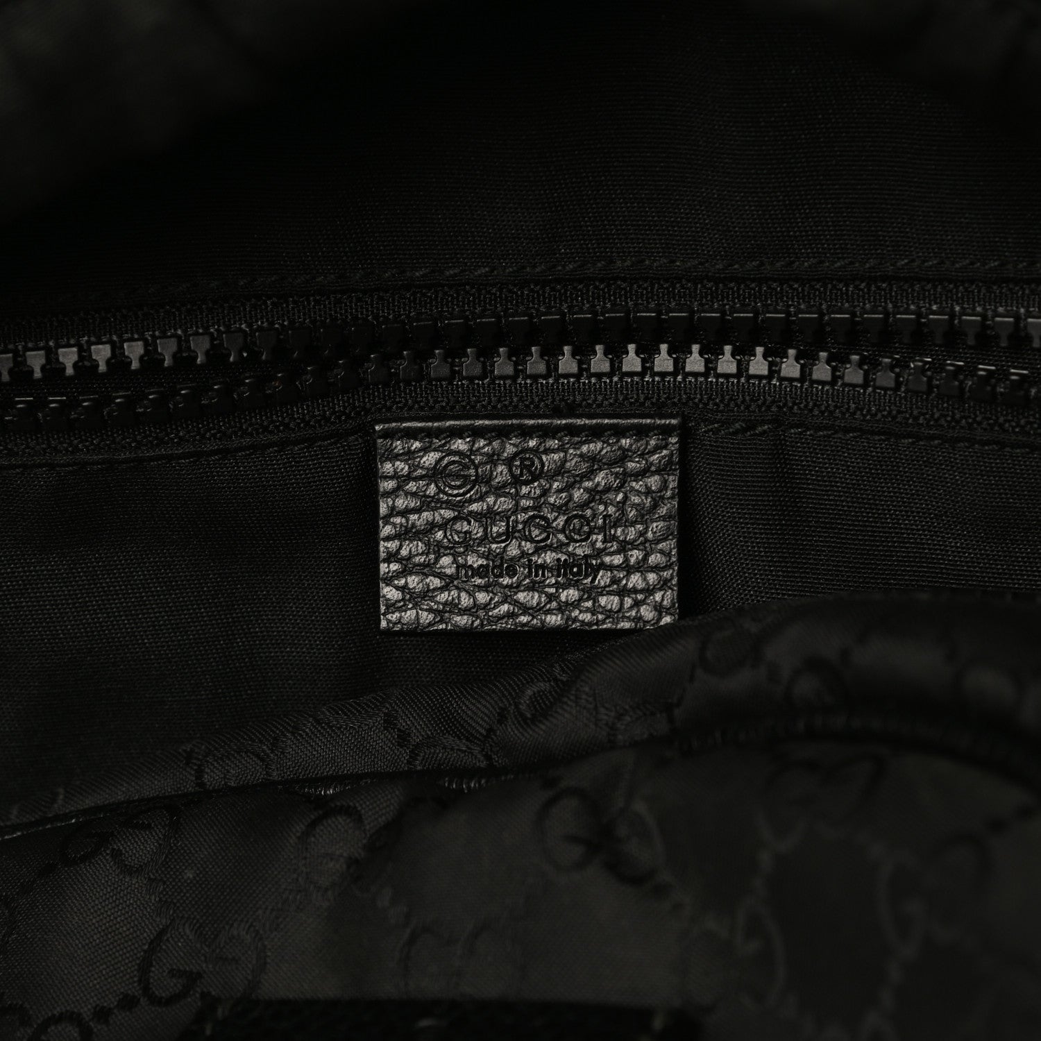 Gucci Nylon Monogram Slim Backpack Black 6 of 17