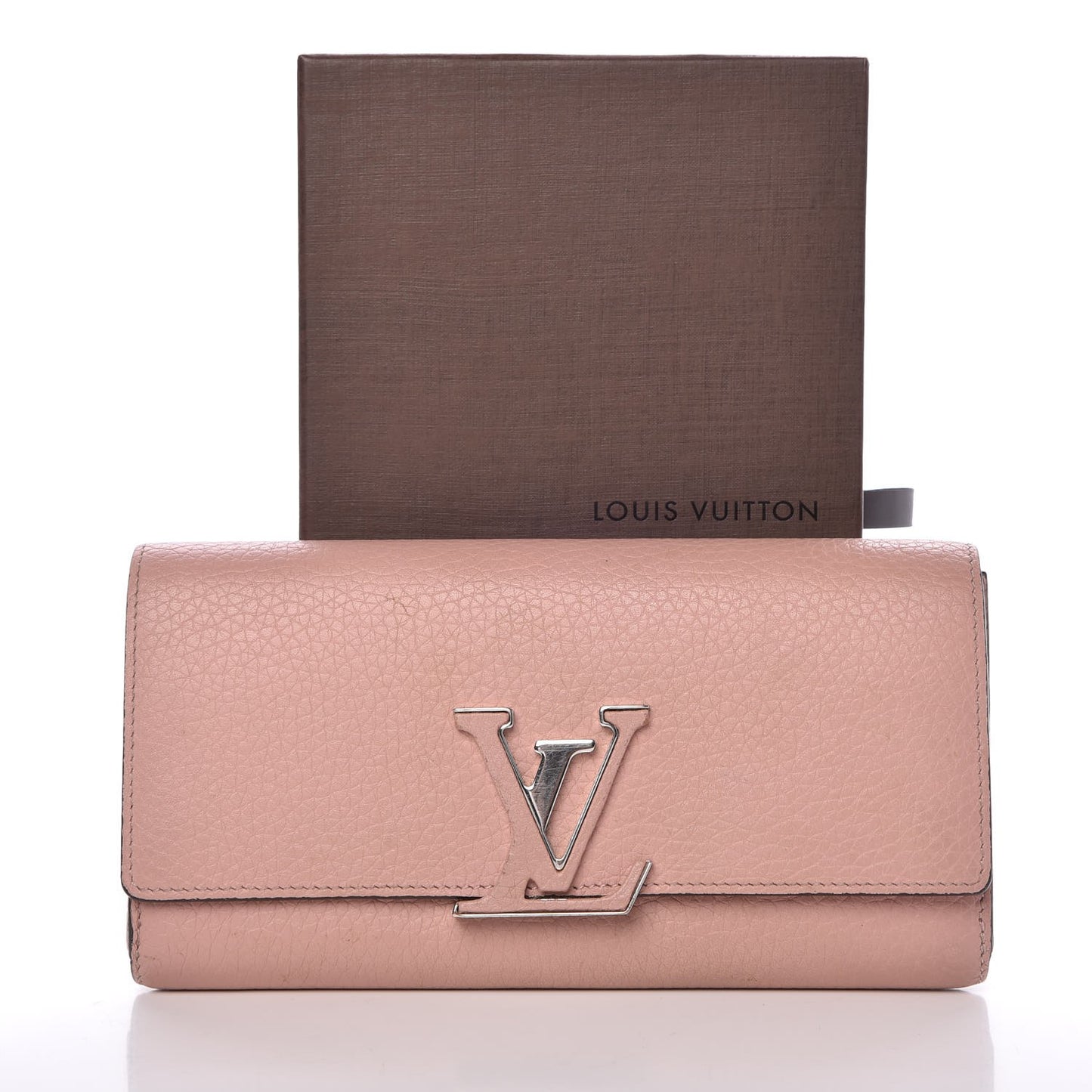 Taurillon Capucines Wallet Magnolia