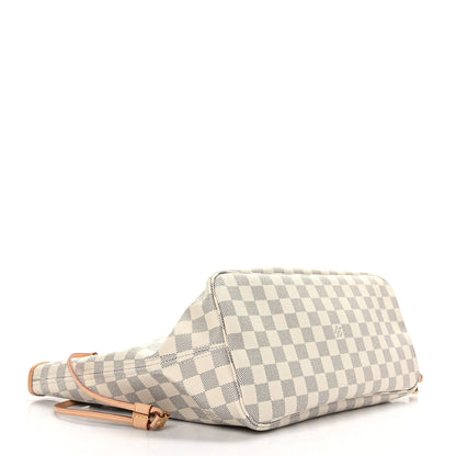 Louis Vuitton Damier Azur Neo Neverfull MM Rose Ballerine 4 of 9