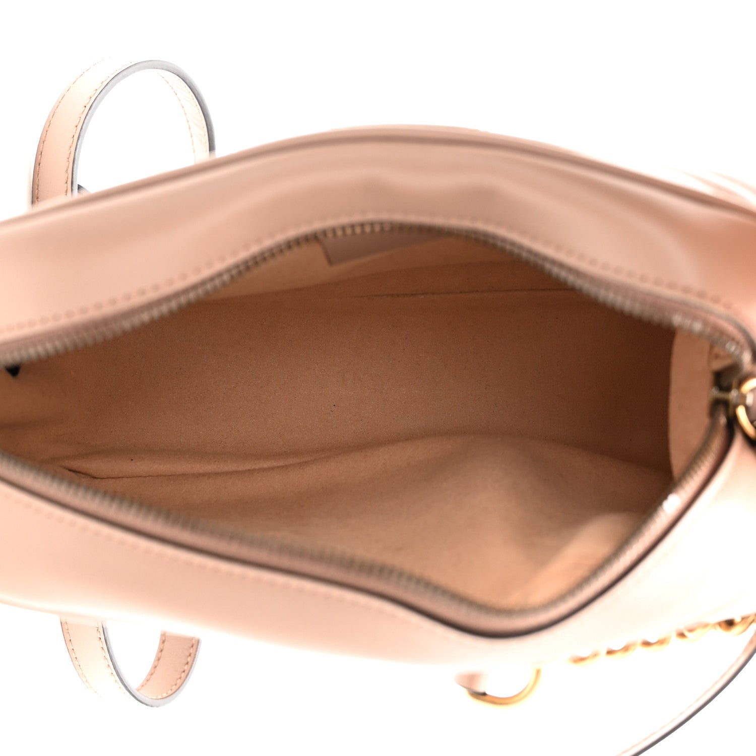 Gucci Calfskin Matelasse Small GG Marmont Chain Shoulder Bag Porcelain Rose 6 of 10