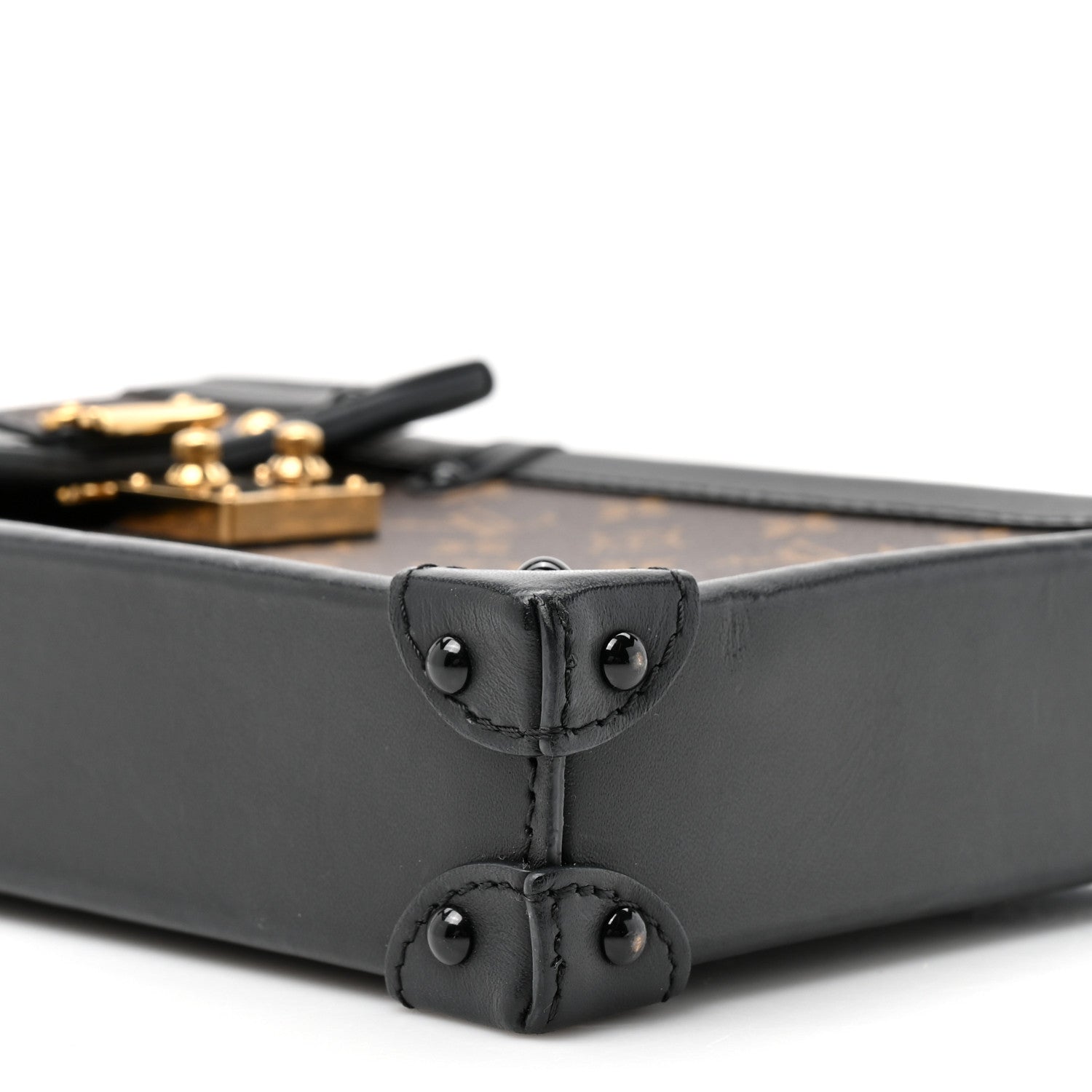 Louis Vuitton Monogram Pochette Trunk Verticale Black 8 of 10