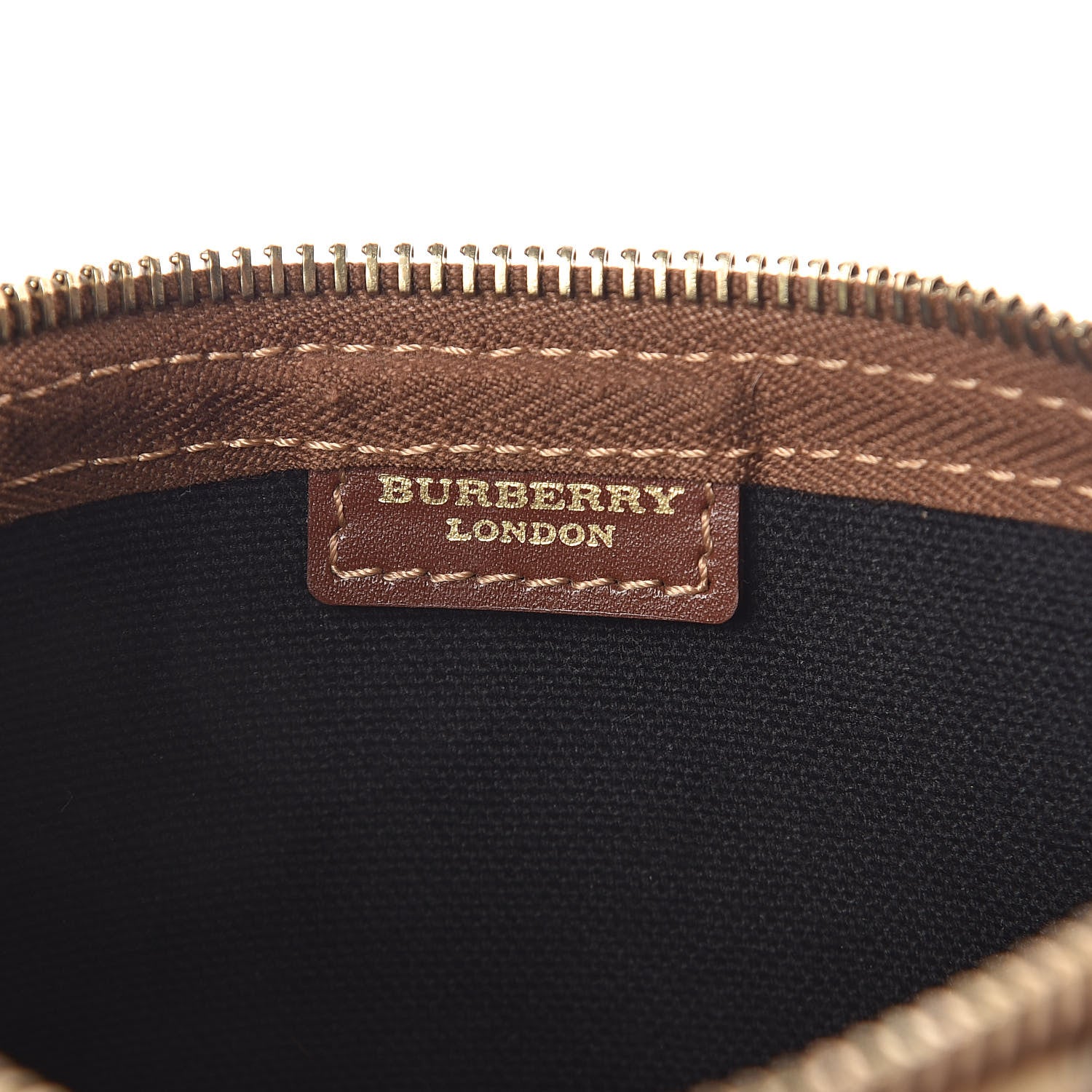 Burberry Haymarket Check Crossbody Bag Brown 6 of 9