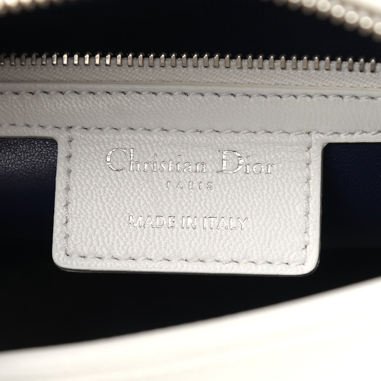 Christian Dior Smooth Calfskin Embellished Dragonfly Medium Lady Dior White Multicolor 8 of 11