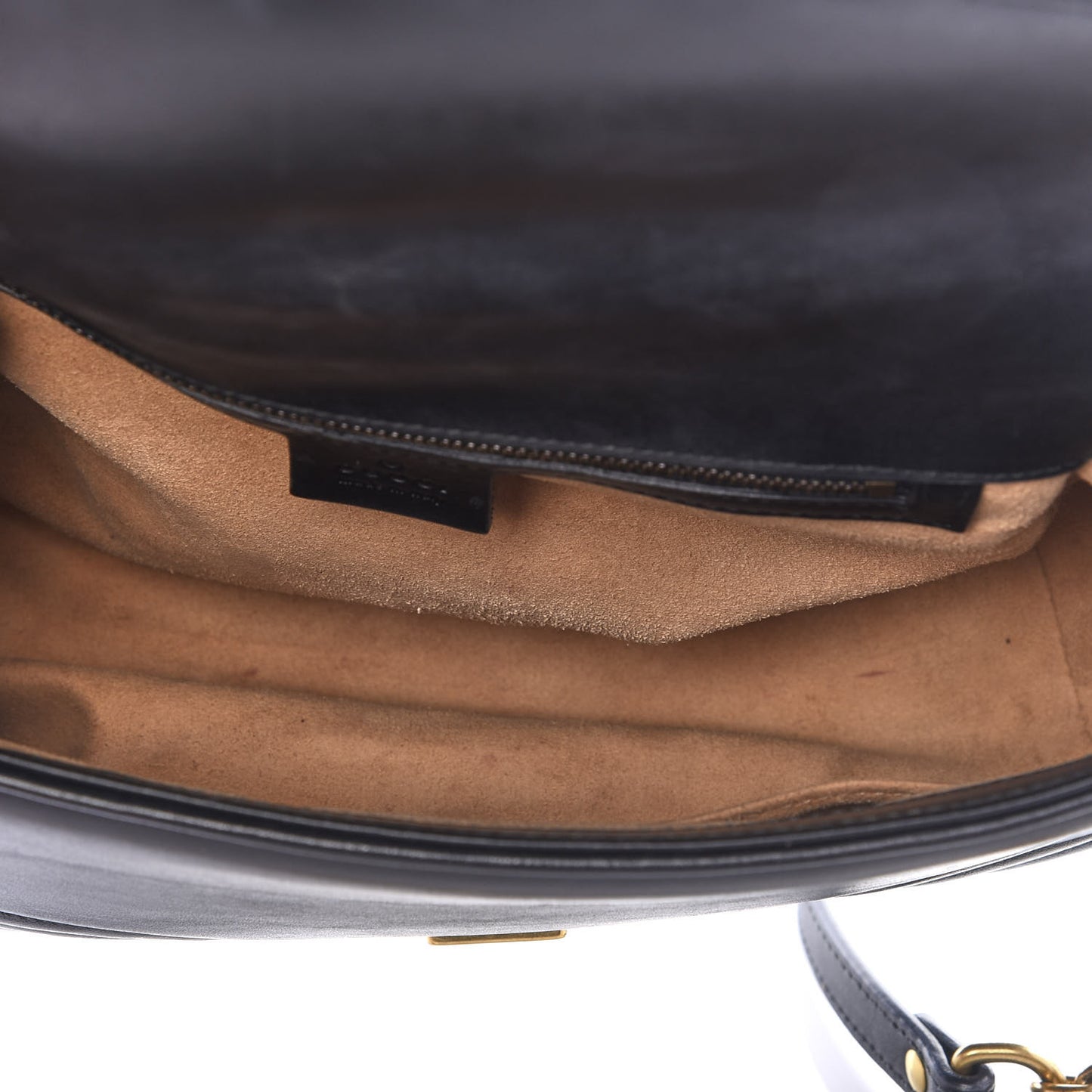 Calfskin Matelasse Small GG Marmont Top Handle Shoulder Bag Black