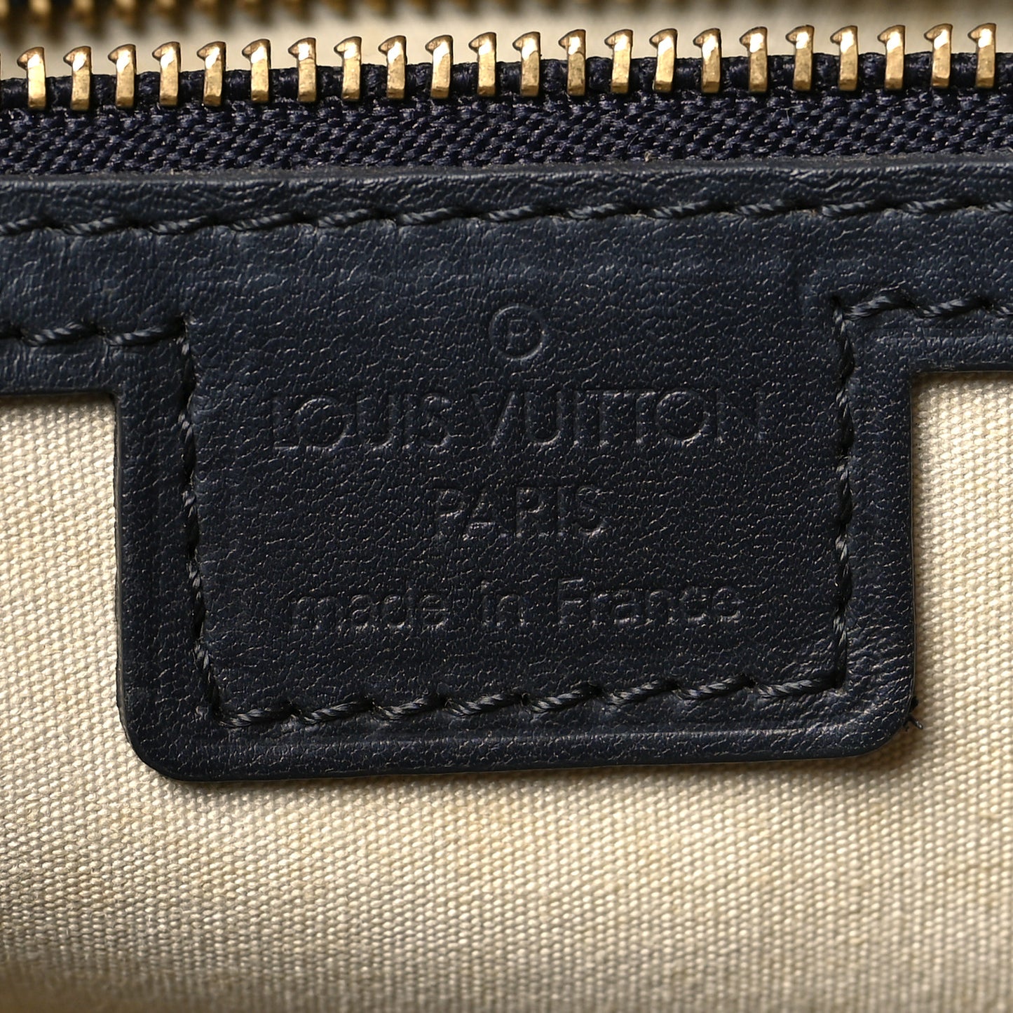 LOUIS VUITTON Mini Monogram Josephine GM Blue