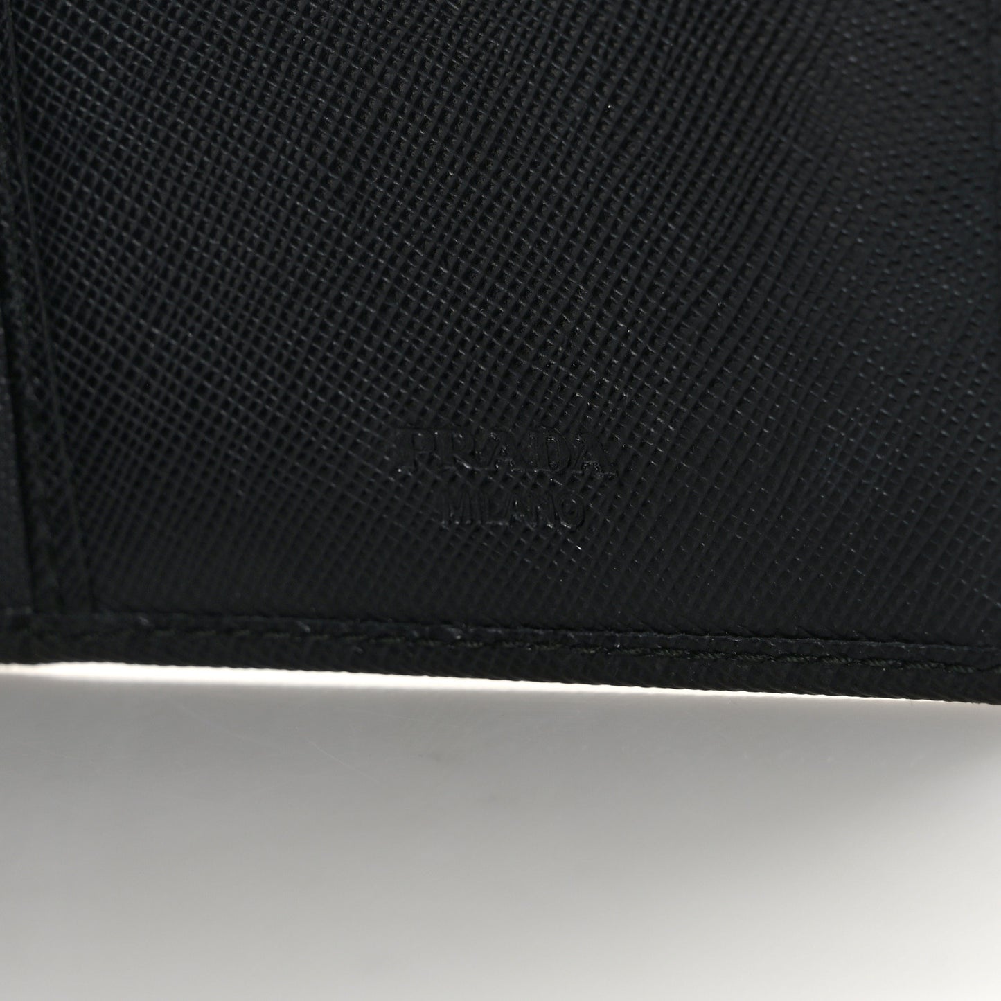 Saffiano Portfolio Wallet Black