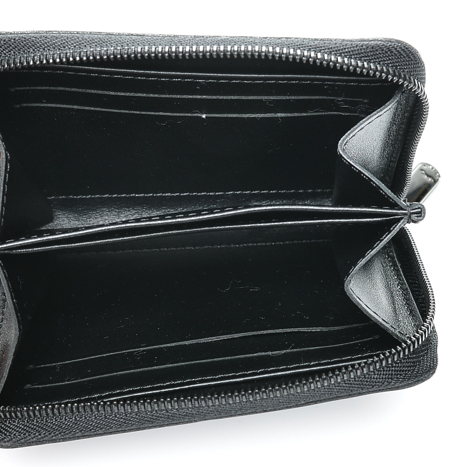 Louis Vuitton Vernis Zippy Coin Purse Wallet Noir Magnetique 5 of 6