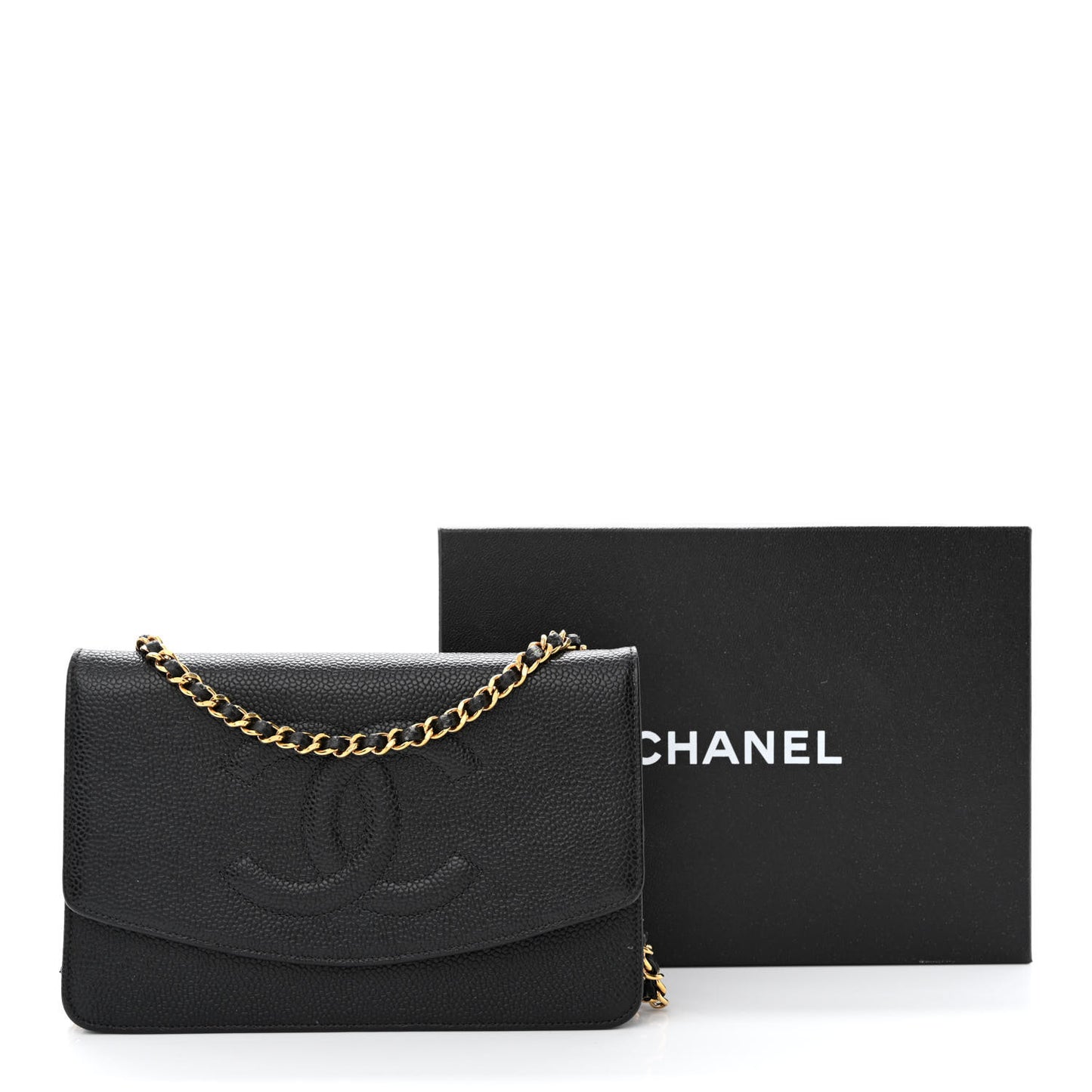 Caviar Timeless CC Wallet on Chain WOC Black