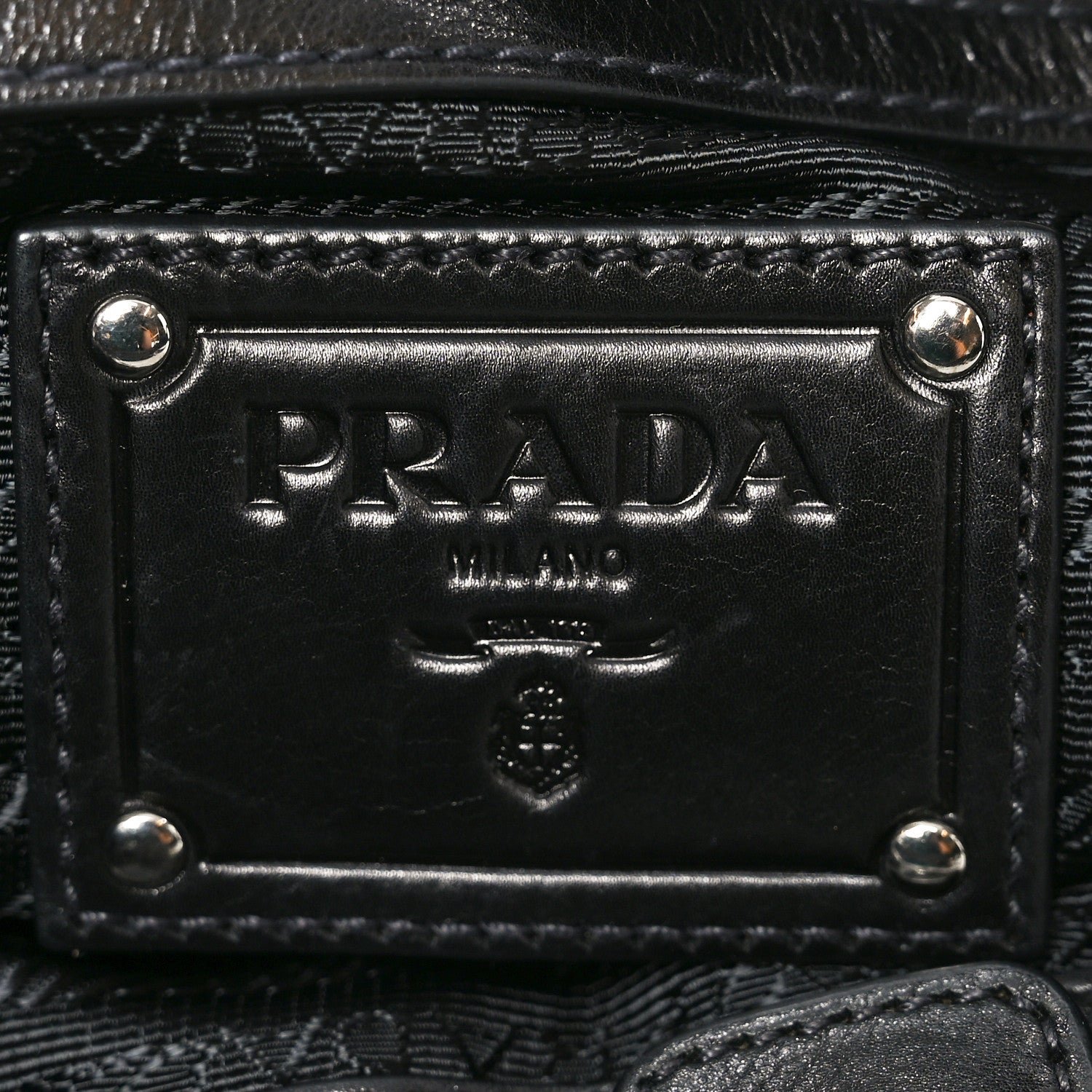 Prada Vitellino Mordo Hobo Graphite 6 of 9