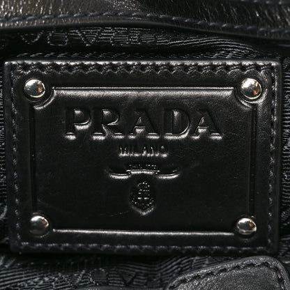 Prada Vitellino Mordo Hobo Graphite 6 of 9