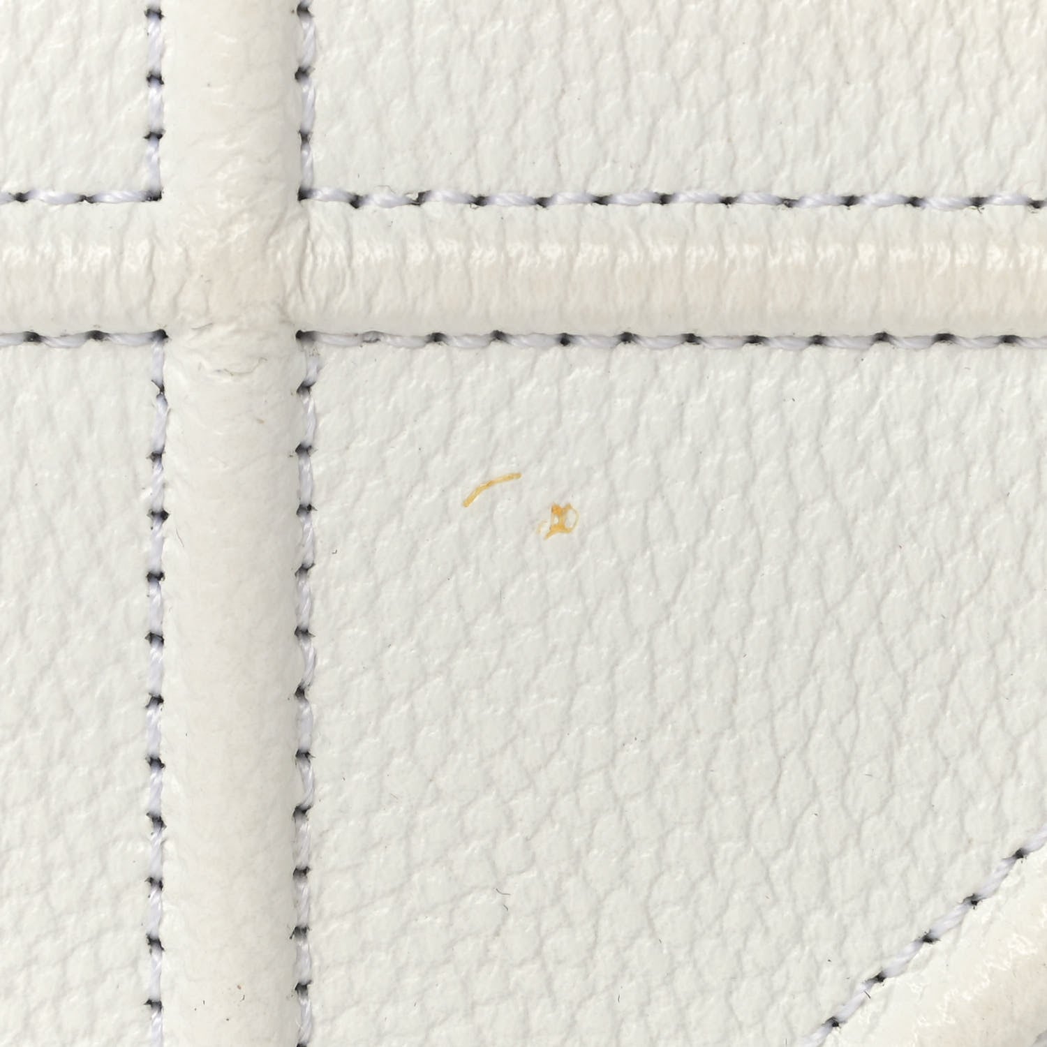 Christian Dior Grained Calfskin Small Diorama Flap Bag Off White 13 of 14