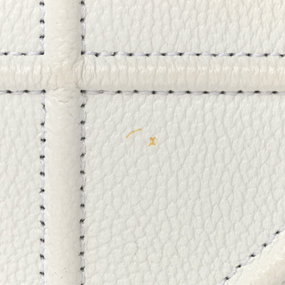 Christian Dior Grained Calfskin Small Diorama Flap Bag Off White 13 of 14