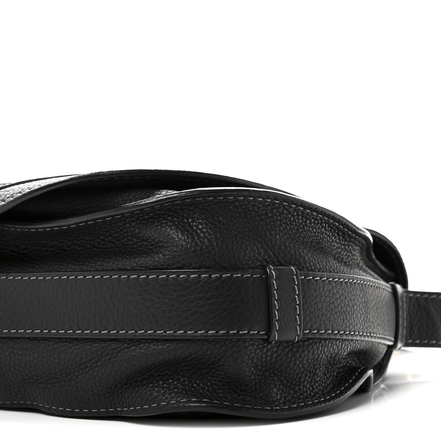 Chloe Calfskin Medium Marcie Round Crossbody Bag Black 9 of 9