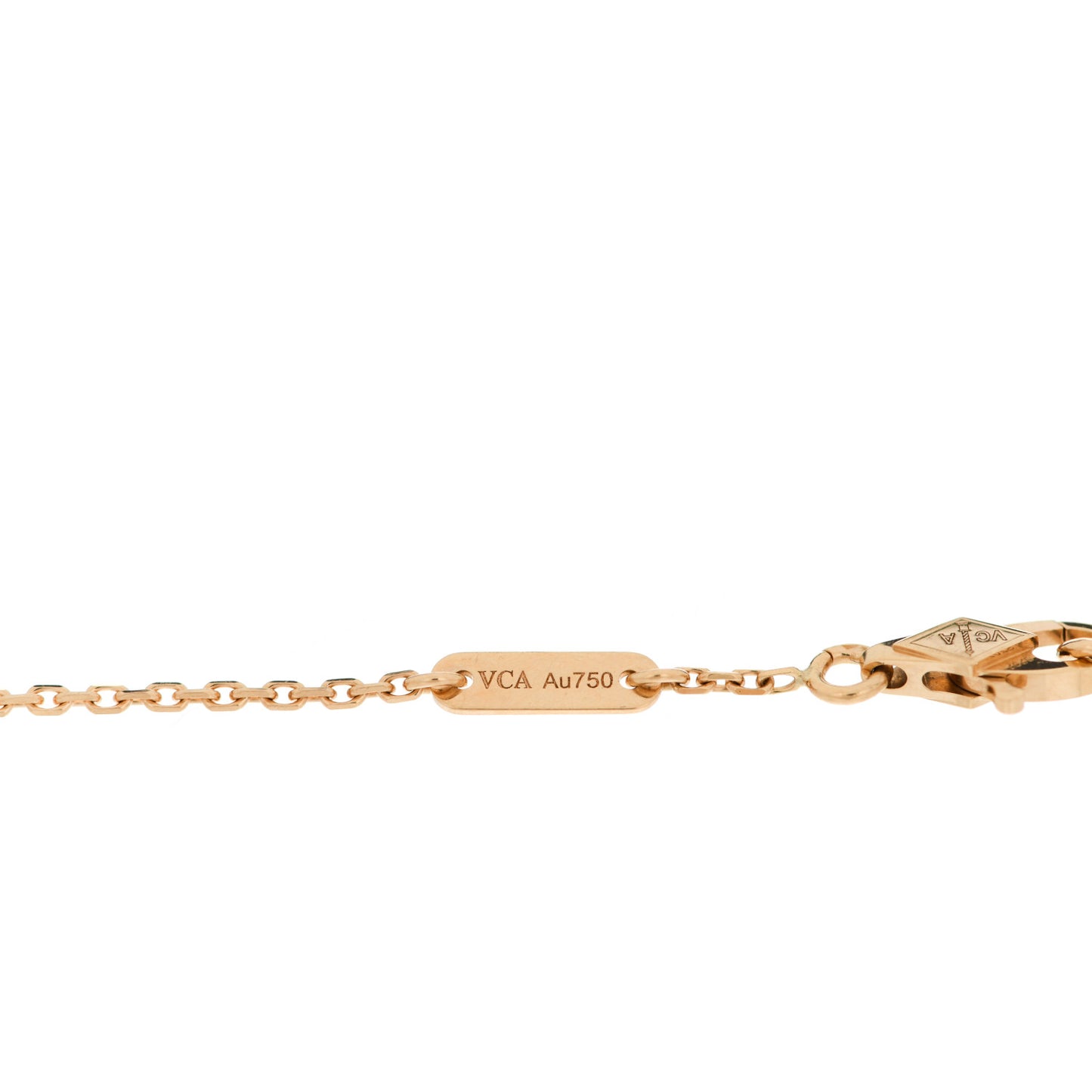 18K Yellow Gold Mother of Pearl Sweet Alhambra Bracelet