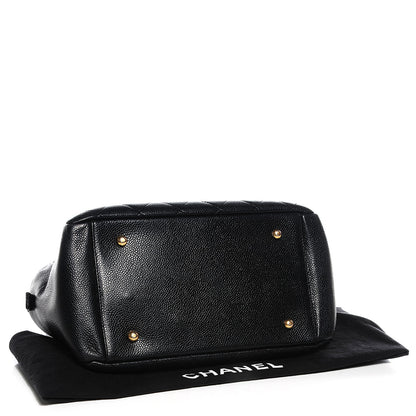Chanel Caviar Quilted Petit Timeless Tote PTT Black 4 of 7