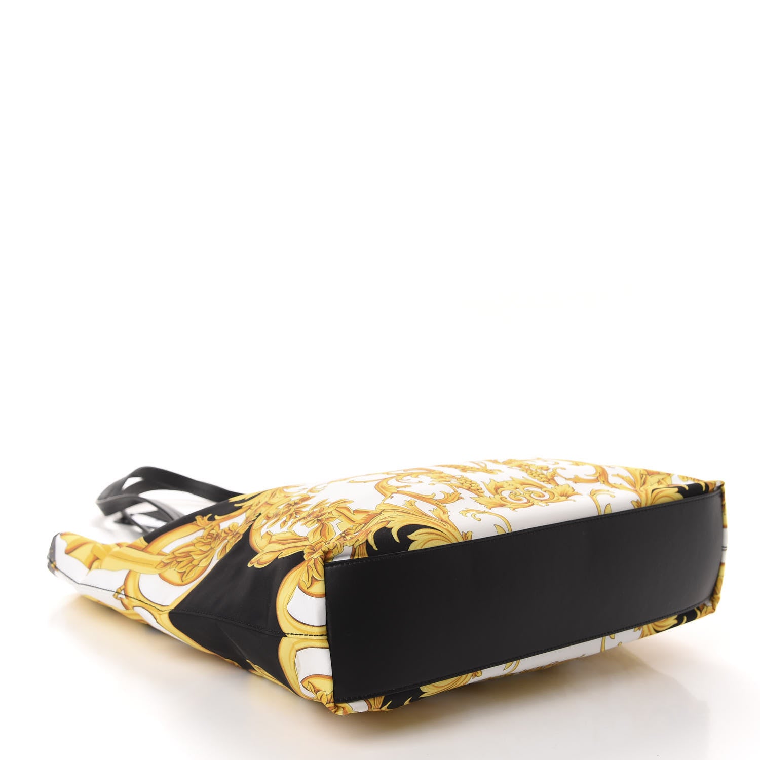 Versace Nylon Baroque Print Tote Black 4 of 9