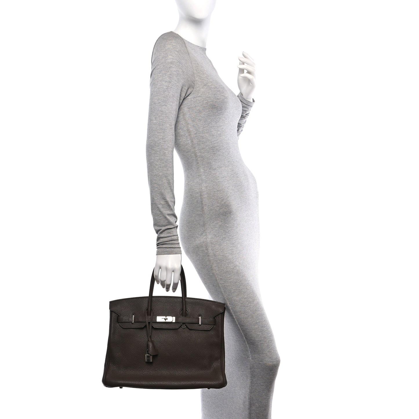 Taurillon Clemence Birkin 35 Cafe
