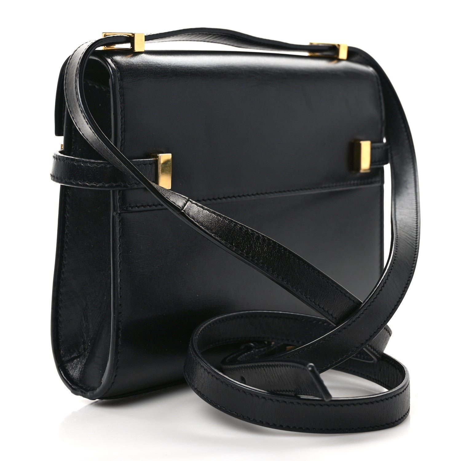 Saint Laurent Smooth Calfskin Mini Manhattan Shoulder Bag Black 3 of 13