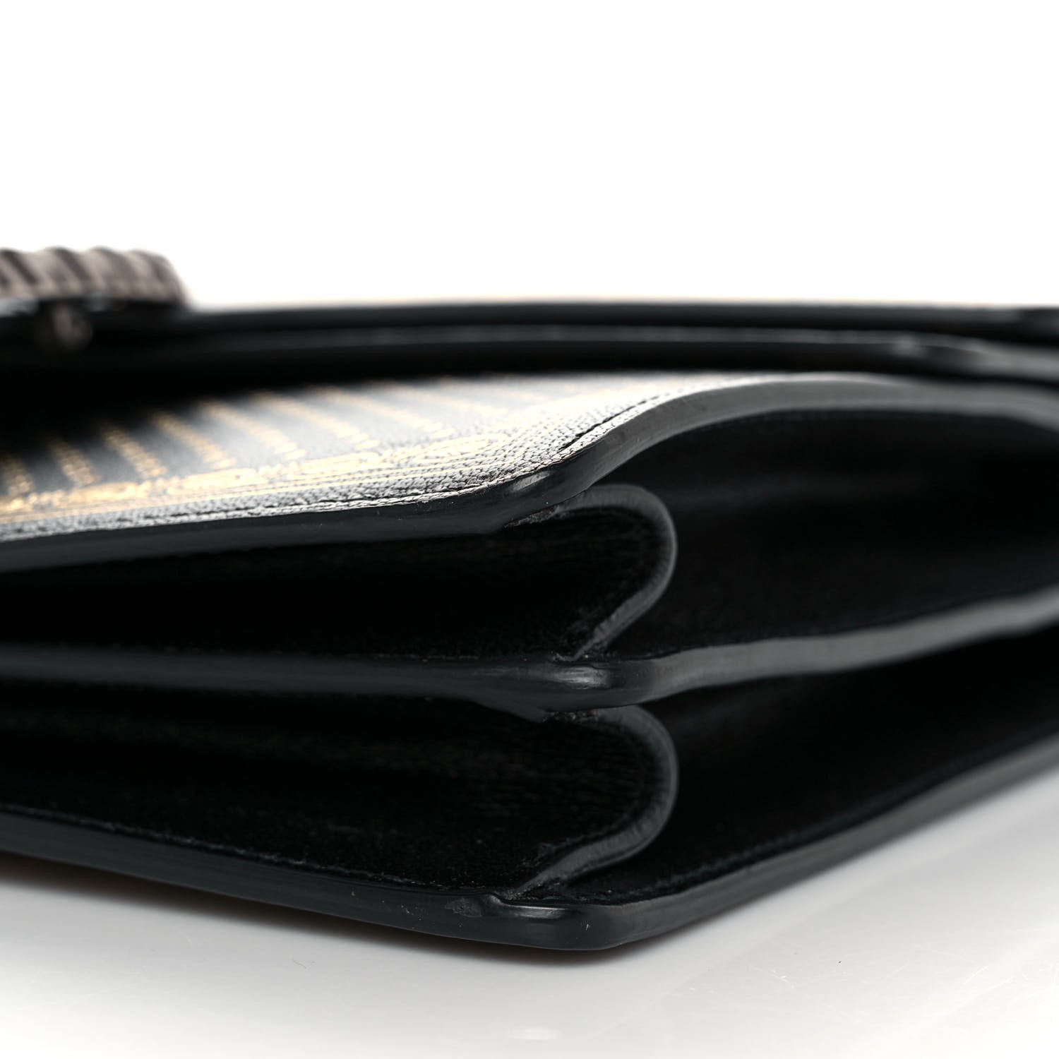 Gucci X SEGA Calfskin GUCCY Stars Medium Dionysus Shoulder Bag Black Gold 9 of 9