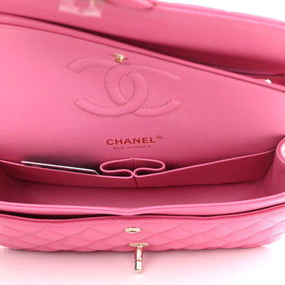 Chanel Caviar Quilted Medium Double Flap Pink 5 of 10