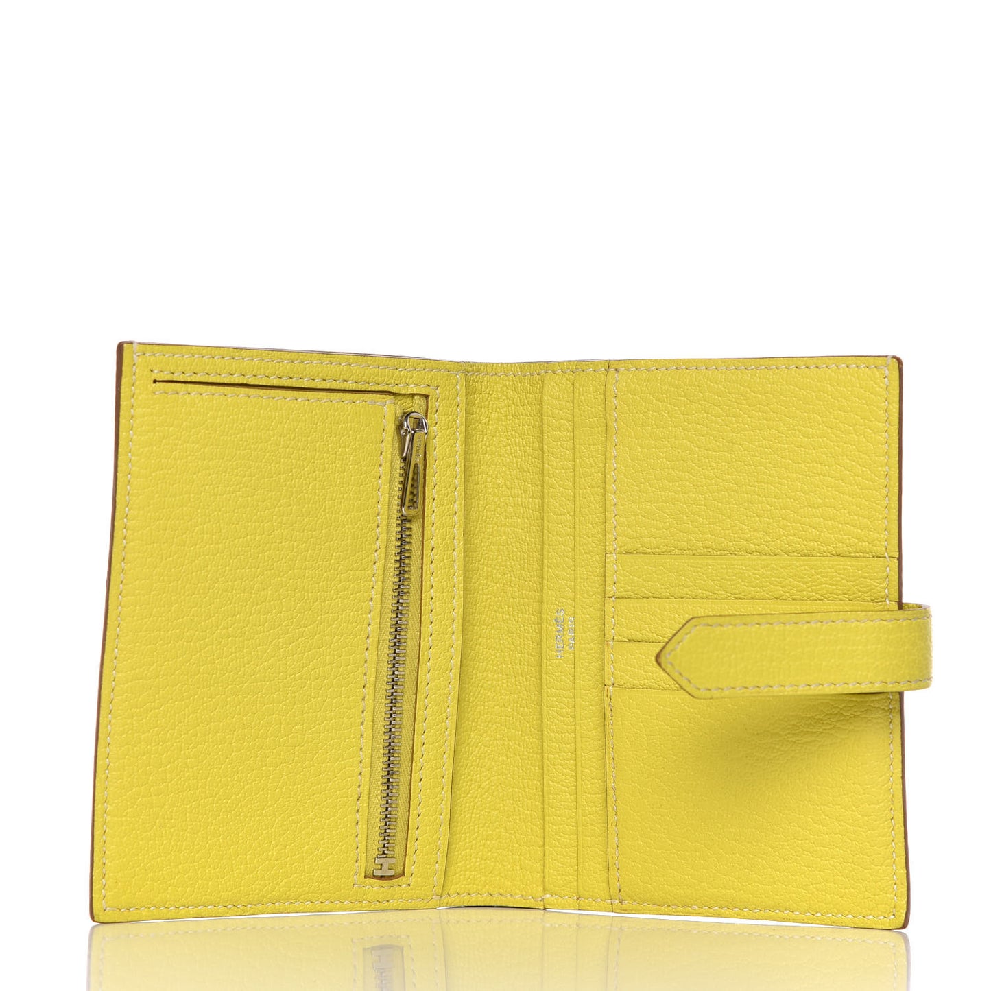 Chevre Mysore Bearn Compact Wallet Lime