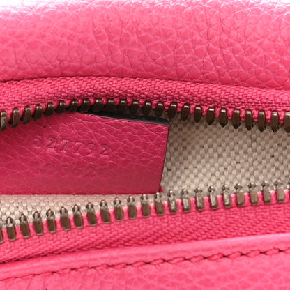Gucci Grained Calfskin Small Logo Belt Bag Box Pink Green 7 of 11