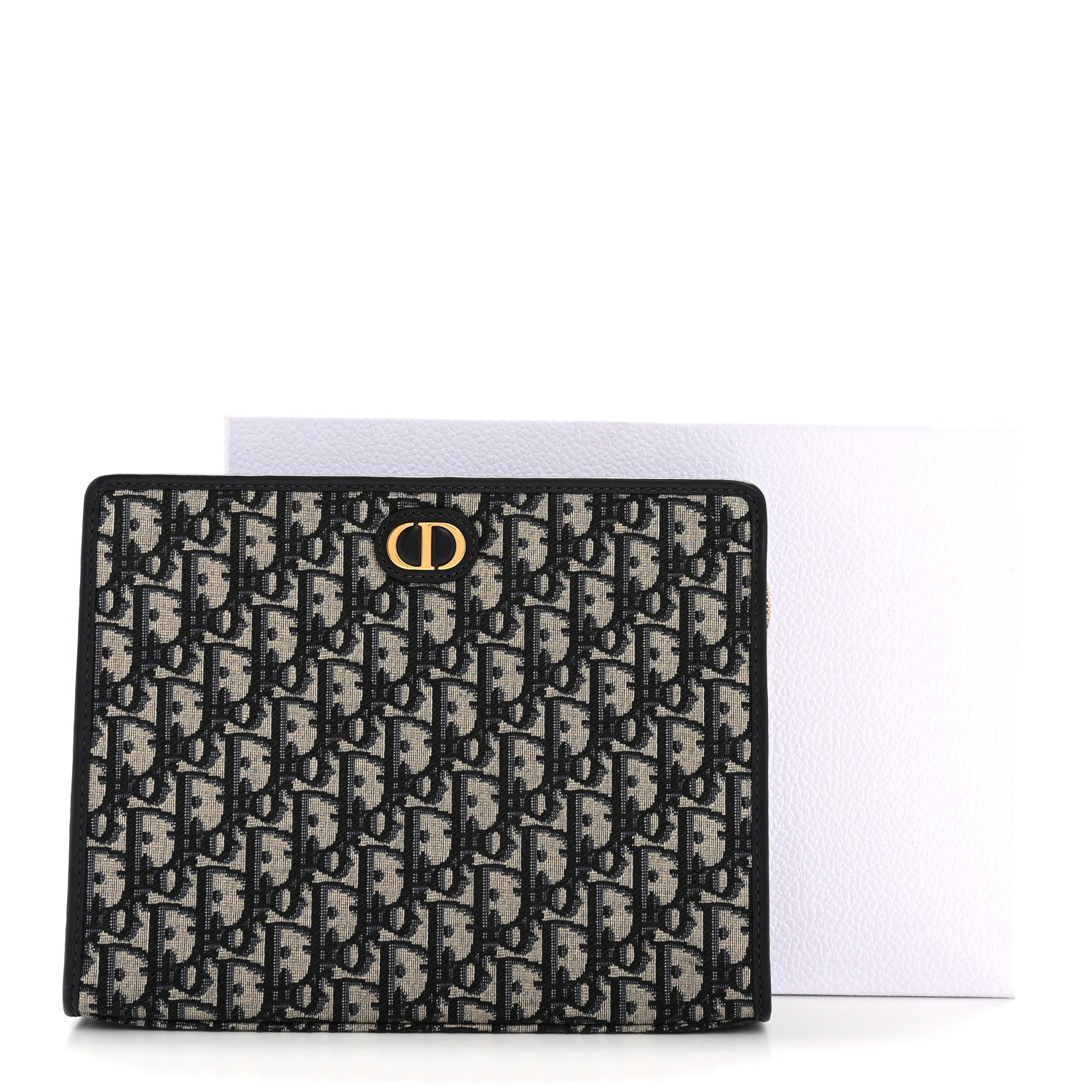 Christian Dior Oblique 30 Montaigne Pouch Blue 9 of 9