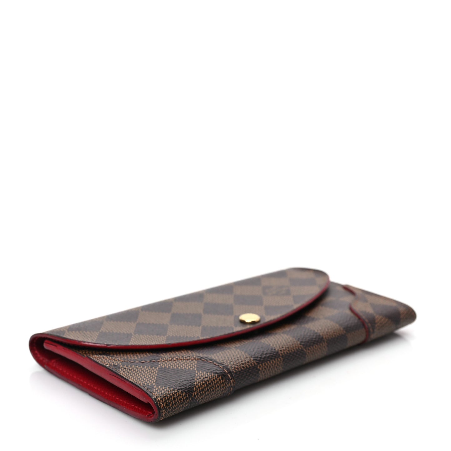 Damier Ebene Caissa Wallet Cherry